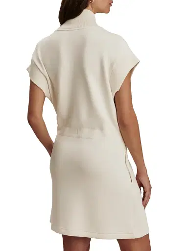 Varley Women's Avaya Half-Zip Minidress - Pristine | Thumbnail 3