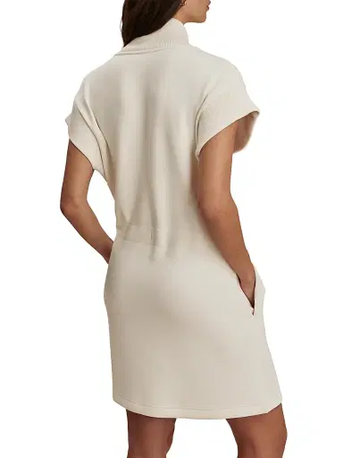Varley Women's Avaya Half-Zip Minidress - Pristine | Thumbnail 6