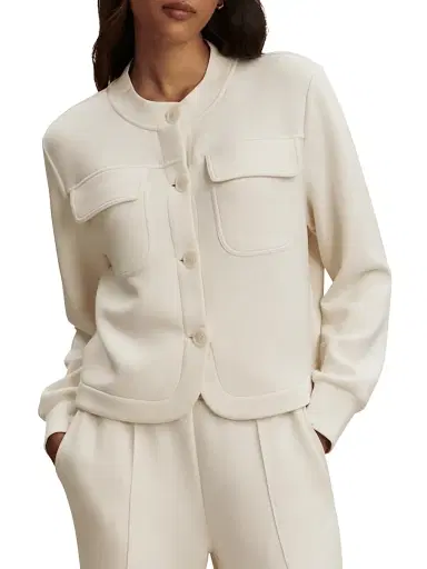Varley Women's Hartwell Button-Front Jacket - Pristine - Size XL | Thumbnail 6 Varley Women's Hartwell Button-Front Jacket - Pristine - Size XL | Thumbnail 6