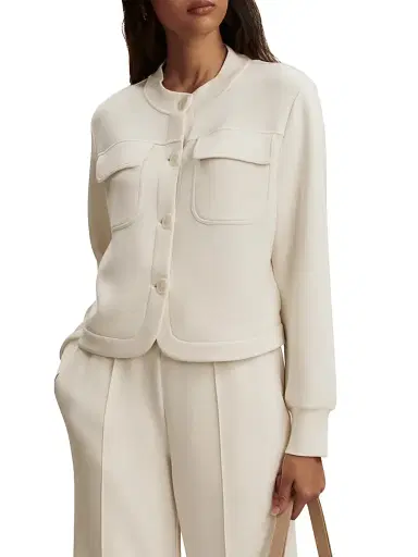 Varley Women's Hartwell Button-Front Jacket - Pristine - Size XL | Thumbnail 7 Varley Women's Hartwell Button-Front Jacket - Pristine - Size XL | Thumbnail 7