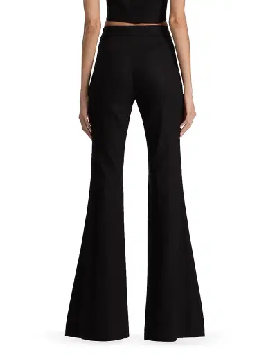 Alice + Olivia Women's Linden Flared Bootcut Crease Trousers - Black - Size 14 | Thumbnail 5 Alice + Olivia Women's Linden Flared Bootcut Crease Trousers - Black - Size 14 | Thumbnail 5