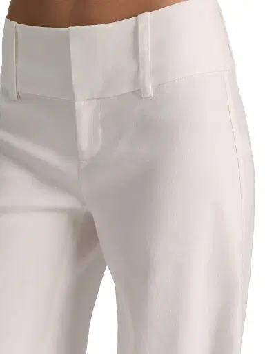 Alice + Olivia Women's Olivia Wide-Leg Flare Pants - Off White - Size 14 | Thumbnail 6