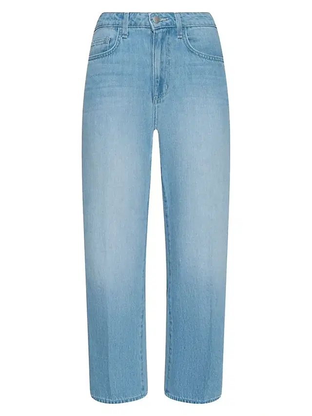 L'AGENCE Women's Mallis High-Rise Barrel-Leg Crop Jeans - Brea