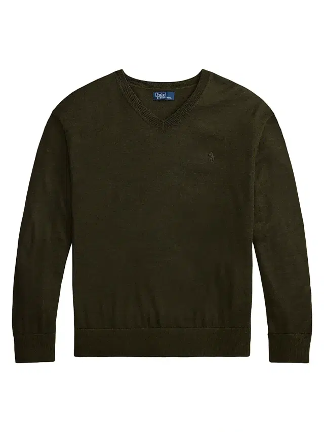 Polo Ralph Lauren Women's Logo-Embroidered Wool Sweater - Harvest Olive
