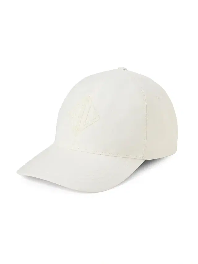 Men's Embroidered Logo Silk-Linen Baseball Cap - Deckwash White