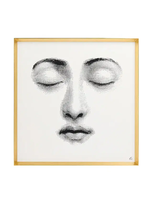Fornasetti Tema e Variazioni No. 213 Decorative Panel - Black