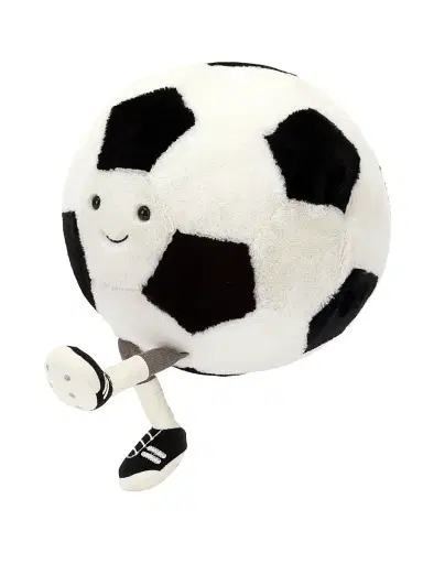 Jellycat Sports Soccer Ball Plush Toy - White | Thumbnail 1