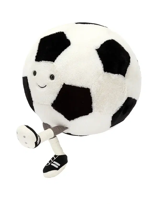 Jellycat Sports Soccer Ball Plush Toy - White