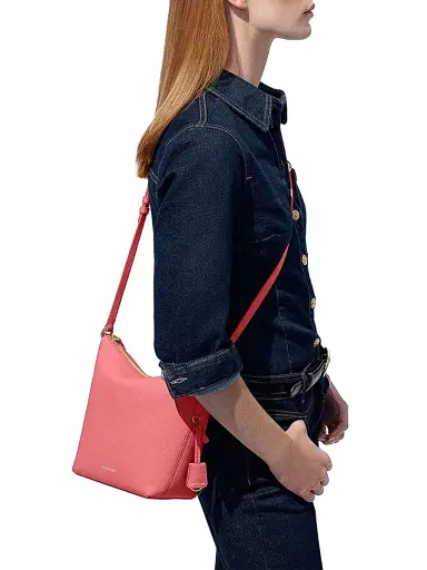 Maison de Sabre Women's The Zipped Crossbody Bag - Candy Pink | Thumbnail 3