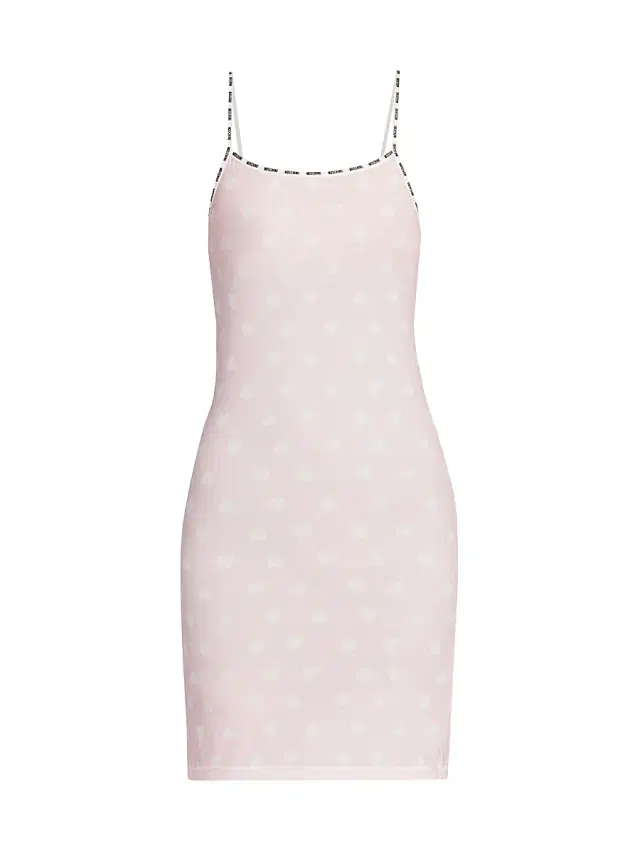 Moschino Women's Heart-Print Microfiber Petticoat - Multi Pink