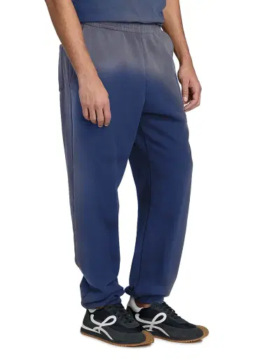 MOSCHINO Men's Logo Cotton Jogger Sweatpants - Blue - Size 36 | Thumbnail 4