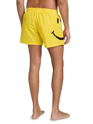 MOSCHINO Men's Smiley Face Swim Shorts | Thumbnail 4