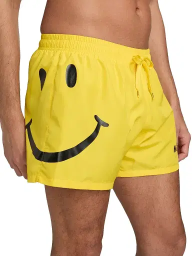 MOSCHINO Men's Smiley Face Swim Shorts | Thumbnail 5