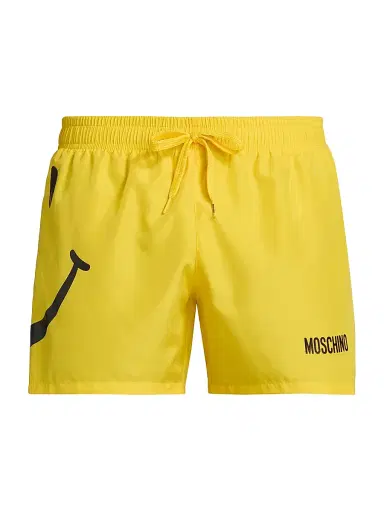 MOSCHINO Men's Smiley Face Swim Shorts | Thumbnail 1