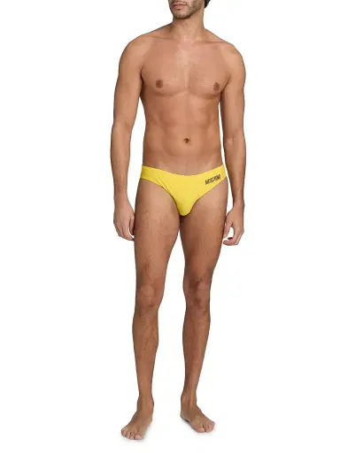 MOSCHINO Men's Smiley Face Swim Briefs | Thumbnail 2