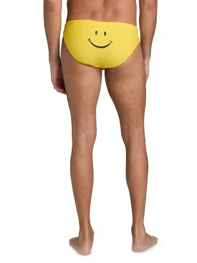 MOSCHINO Men's Smiley Face Swim Briefs | Thumbnail 4