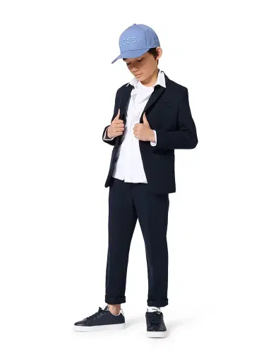BOSS Little Boy's & Boy's Ceremony Jogger Pants | Thumbnail 2 BOSS Little Boy's & Boy's Ceremony Jogger Pants | Thumbnail 2