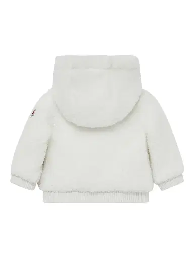 Moncler Baby Girl's & Little Girl's Hoodie in Teddy - White | Thumbnail 2