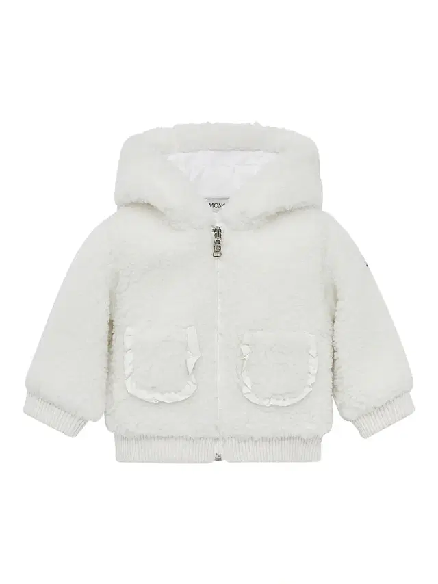 Moncler Baby Girl's & Little Girl's Hoodie in Teddy - White