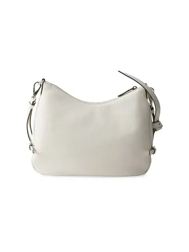Prada Women's Fold Leather Shoulder Bag - White | Thumbnail 5 Prada Women's Fold Leather Shoulder Bag - White | Thumbnail 5