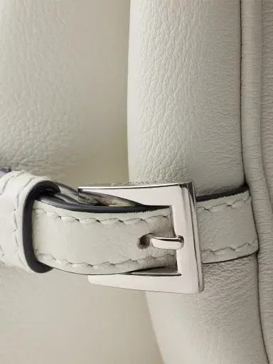 Prada Women's Fold Leather Shoulder Bag - White | Thumbnail 7 Prada Women's Fold Leather Shoulder Bag - White | Thumbnail 7