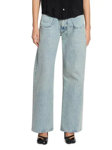 Maison Margiela Women's Exaggerated Pocket Straight Jeans - Ice Blue | Thumbnail 3 Maison Margiela Women's Exaggerated Pocket Straight Jeans - Ice Blue | Thumbnail 3