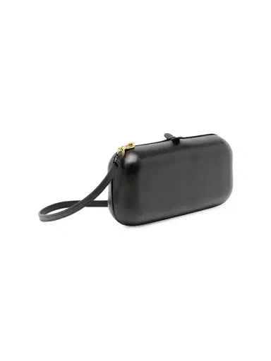 MOSCHINO Women's 'Ciao!' Script Logo Clutch - Black | Thumbnail 4 MOSCHINO Women's 'Ciao!' Script Logo Clutch - Black | Thumbnail 4