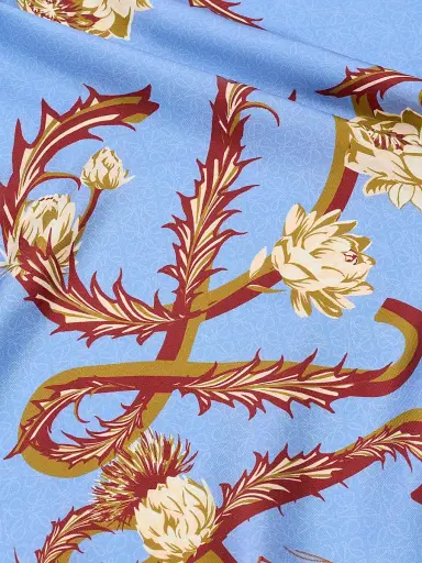 Loewe Women's x Paula's Ibiza Double Face Anagram Cotton Scarf | Thumbnail 5 Loewe Women's x Paula's Ibiza Double Face Anagram Cotton Scarf | Thumbnail 5
