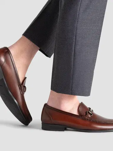 Magnanni Men's Gentry Leather Loafers - Cognac | Thumbnail 2 Magnanni Men's Gentry Leather Loafers - Cognac | Thumbnail 2