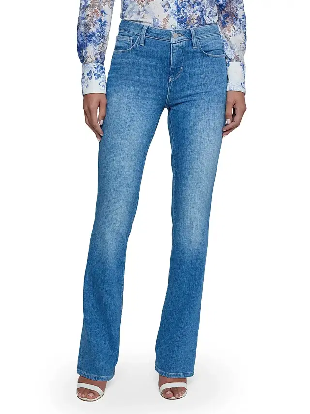 L'AGENCE Women's Selma High-Rise Baby Bootcut Jeans - Getty