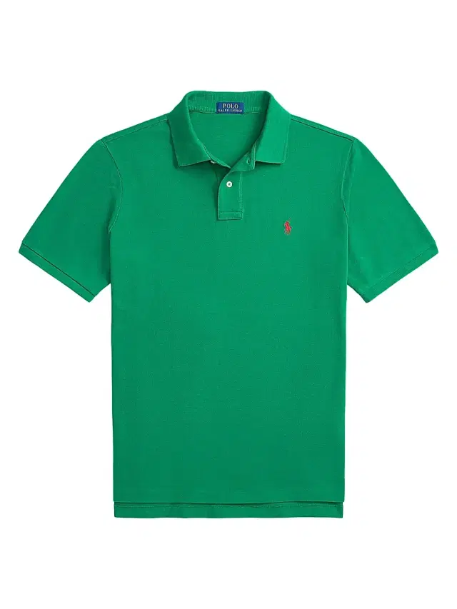 Polo Ralph Lauren Men's Logo Cotton Mesh Polo - Erin Green
