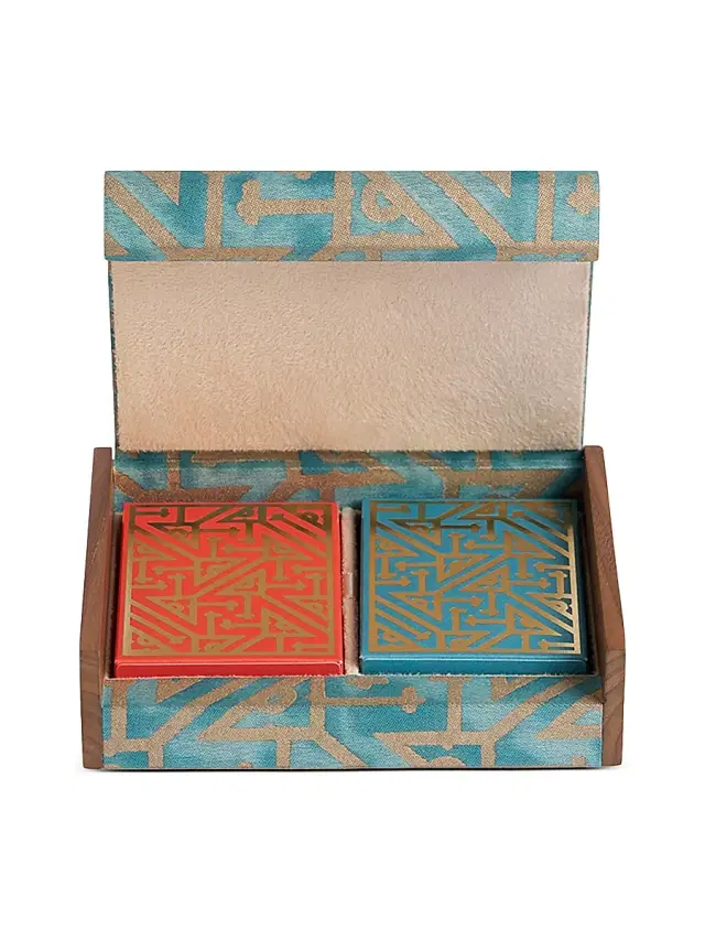 L'Objet Fortuny Playing Cards Set with Storage Box