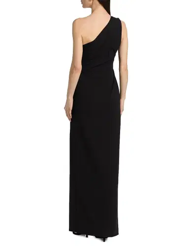 BLACK HALO Women's Arliss One-Shoulder Crepe Gown | Thumbnail 5 BLACK HALO Women's Arliss One-Shoulder Crepe Gown | Thumbnail 5