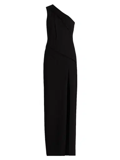 BLACK HALO Women's Arliss One-Shoulder Crepe Gown | Thumbnail 1 BLACK HALO Women's Arliss One-Shoulder Crepe Gown | Thumbnail 1