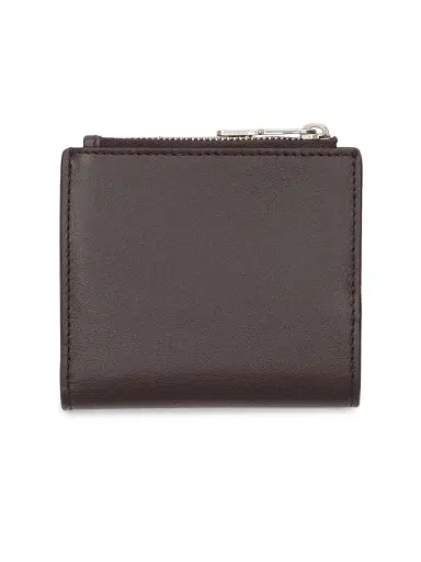 Burberry Men's Check Bifold Zip Wallet - Peat Sand | Thumbnail 3