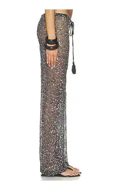 Jaded London Sequin Mesh Drawstring Trousers | Thumbnail 4