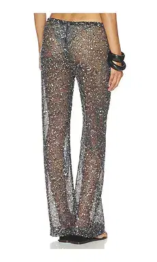 Jaded London Sequin Mesh Drawstring Trousers | Thumbnail 5