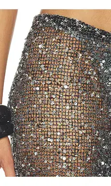 Jaded London Sequin Mesh Drawstring Trousers | Thumbnail 7