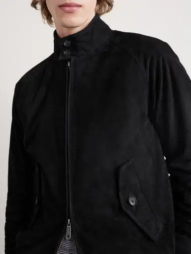 Baracuta G9 Suede Harrington Jacket | Thumbnail 5 Baracuta G9 Suede Harrington Jacket | Thumbnail 5