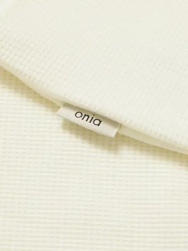 Onia Crocheted-Knit Cotton Polo Shirt | Thumbnail 4