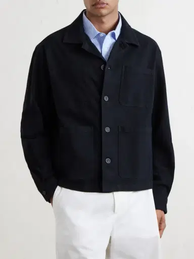 Onia Cotton-Blend Twill Chore Jacket | Thumbnail 3 Onia Cotton-Blend Twill Chore Jacket | Thumbnail 3