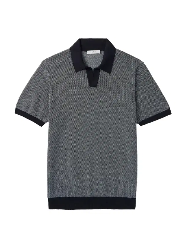 MR P. Honeycomb-Knit Organic Cotton Polo Shirt