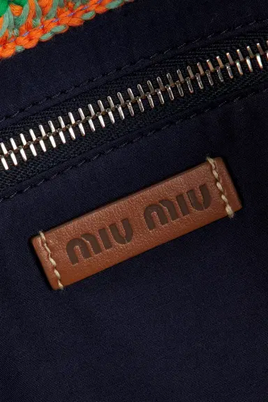 Miu Miu Cotone Crochet Tote Bag | Thumbnail 6 Miu Miu Cotone Crochet Tote Bag | Thumbnail 6