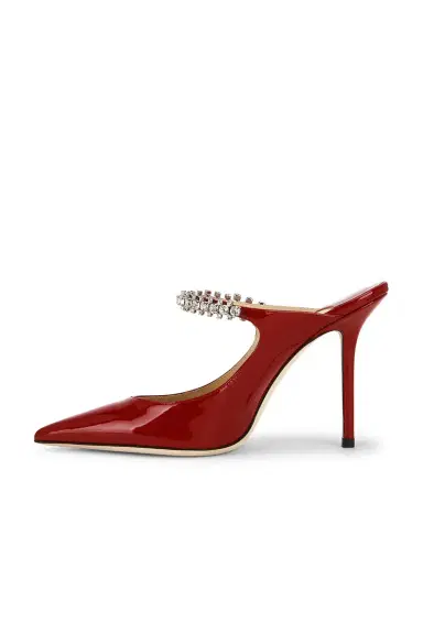 Jimmy Choo Bing Patent Leather 100 Mule | Thumbnail 5 Jimmy Choo Bing Patent Leather 100 Mule | Thumbnail 5