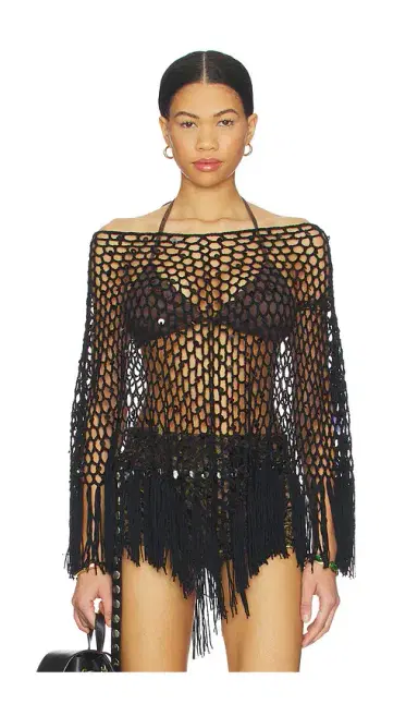 MORE TO COME Loren Knit Poncho | Thumbnail 2