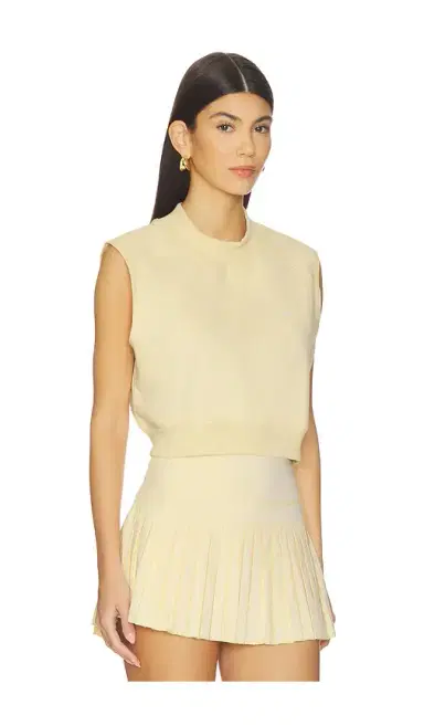 Gold Hinge Mock Neck Sleeveless Top | Thumbnail 2