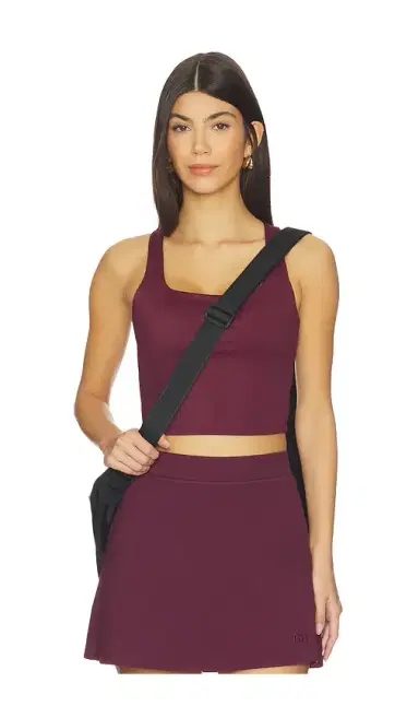 Gold Hinge Criss Cross Back Tank Top | Thumbnail 2