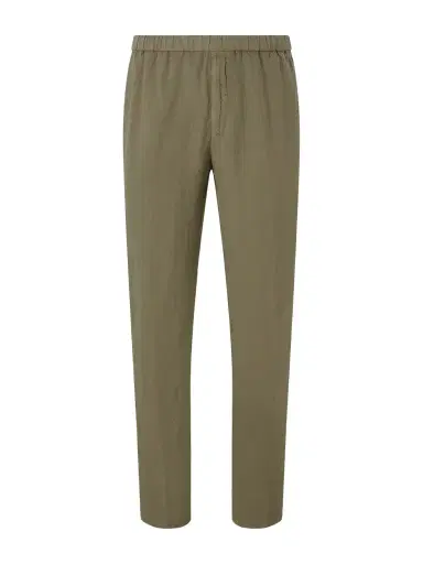 Boglioli Tapered Linen Trousers - Men | Thumbnail 1