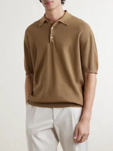 Boglioli Cotton-Piqué Polo Shirt - Men | Thumbnail 3