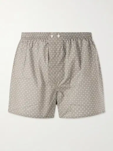 Derek Rose Ledbury 96 Printed Cotton Boxer Shorts - Men | Thumbnail 2